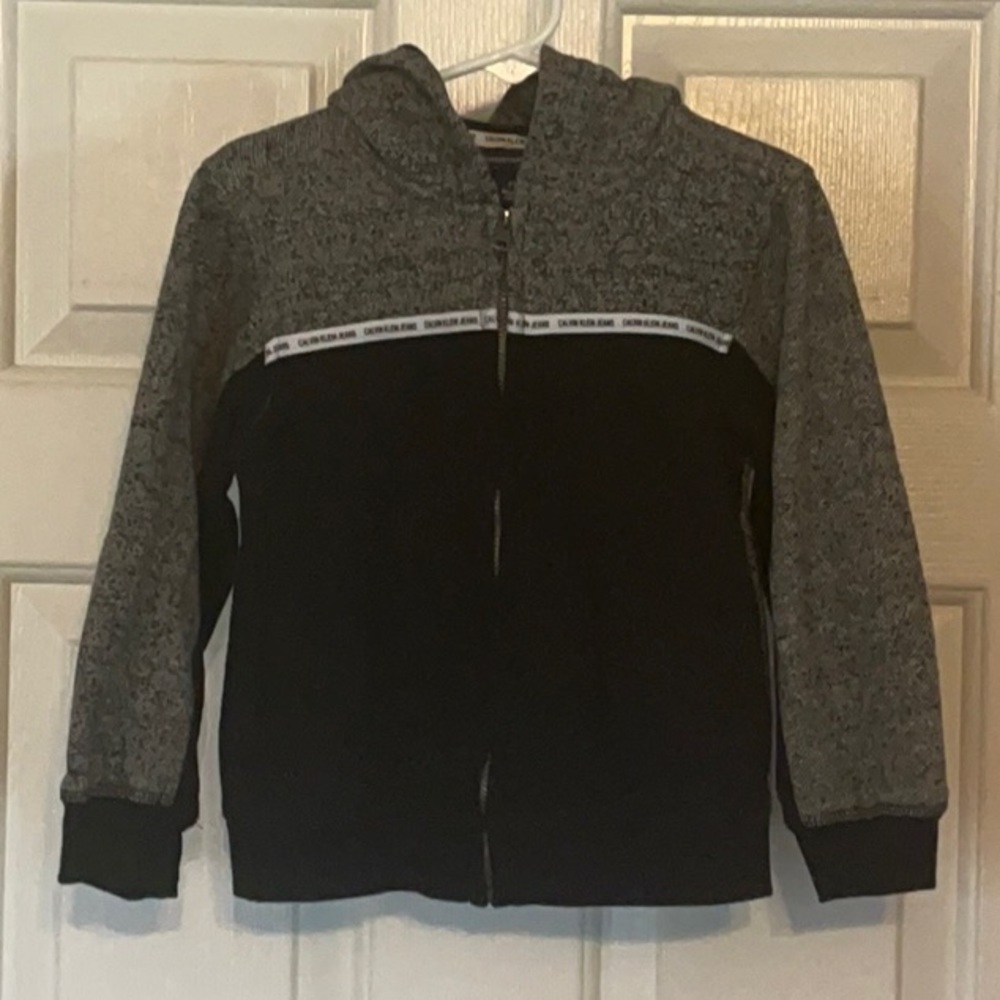 Calvin Klein Jeans Gray and Black Hoodie - Picture 9 of 10